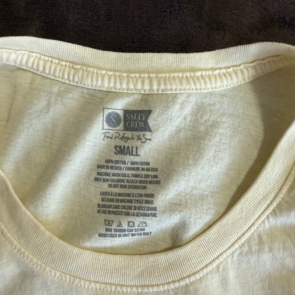Salty Crew Light Yellow Tank Top - Picture 2 of 5